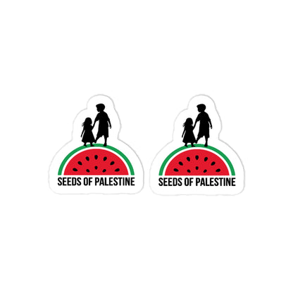 SEEDS OF PALESTINE kiss-cut vinyl sticker by Warrior Ink