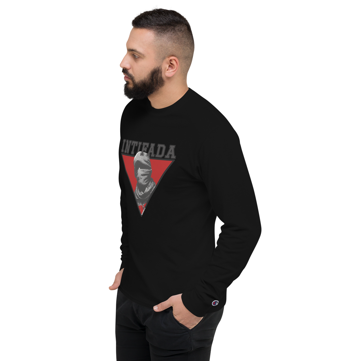 INTIFADA Men's Long Sleeve Shirt - Palestine