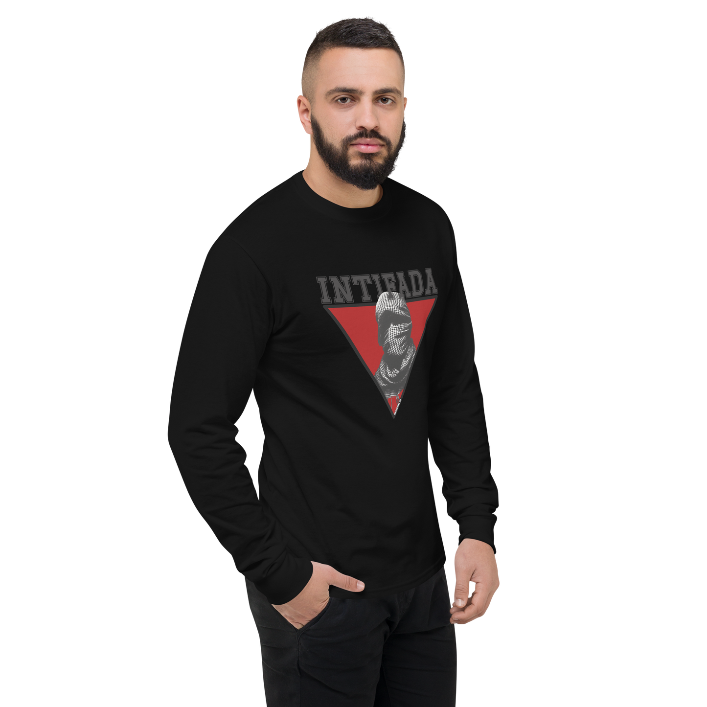 INTIFADA Men's Long Sleeve Shirt - Palestine