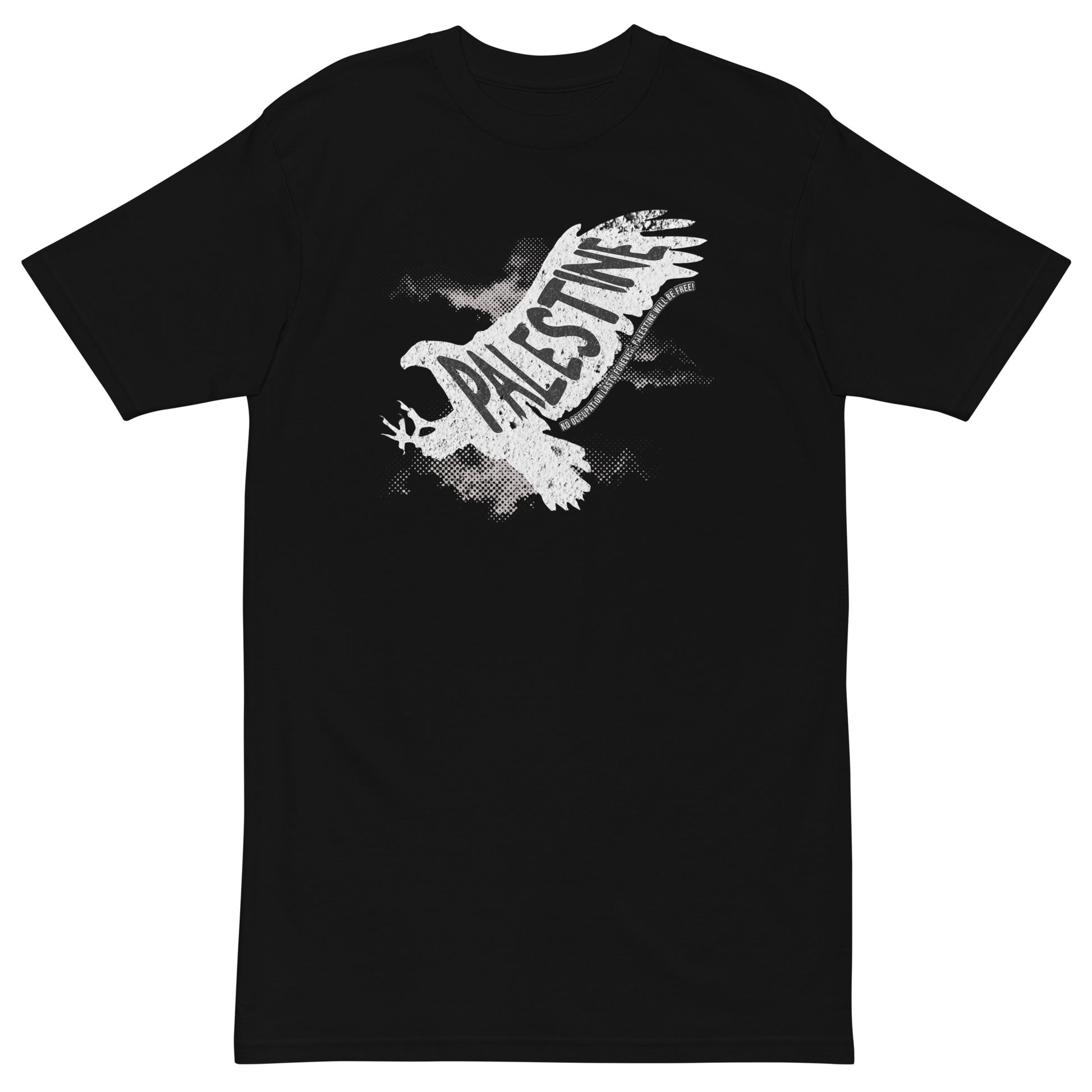 Free Palestine Eagle premium heavyweight tee by Warrior Ink Apparel