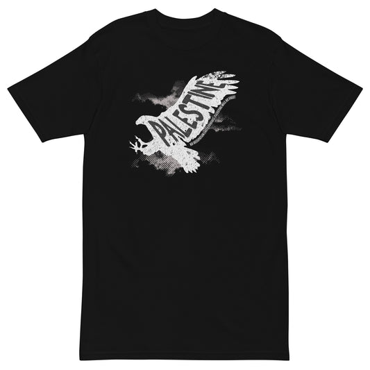 Free Palestine Eagle premium heavyweight tee by Warrior Ink Apparel