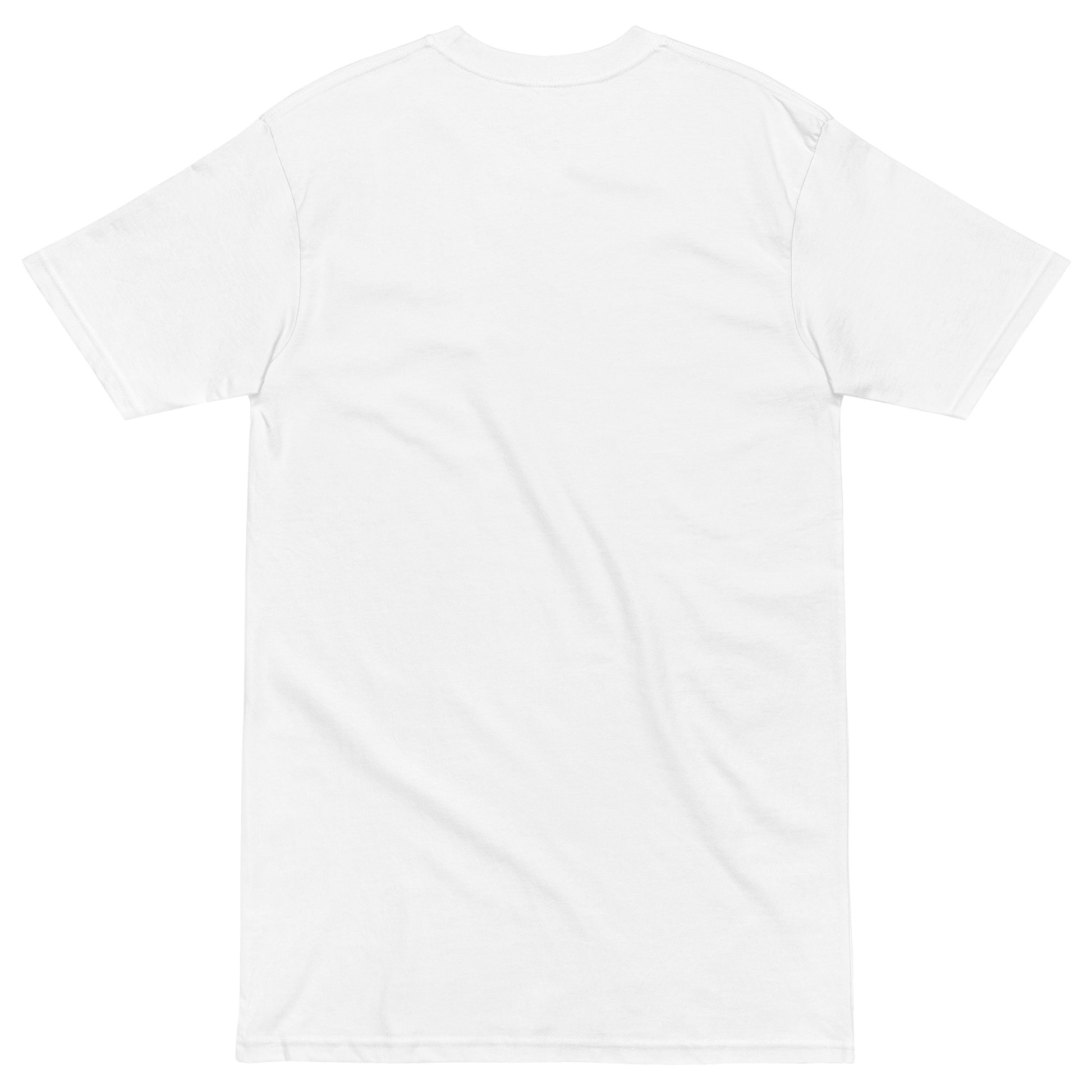 White NO KINGS t-shirt with skull king illustration and bold lettering