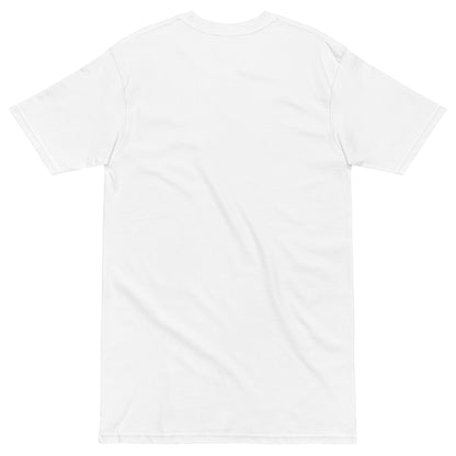 White NO KINGS t-shirt with skull king illustration and bold lettering