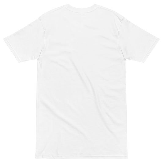 White NO KINGS t-shirt with skull king illustration and bold lettering