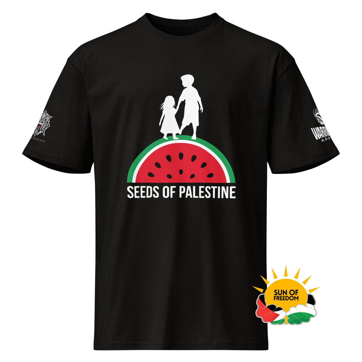 SEEDS OF PALESTINE Palestine resistance graphic tee by Warrior Ink
