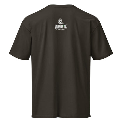 Layered Palestine t-shirt with clean typography design. Soft, durable, and built for everyday streetwear.
