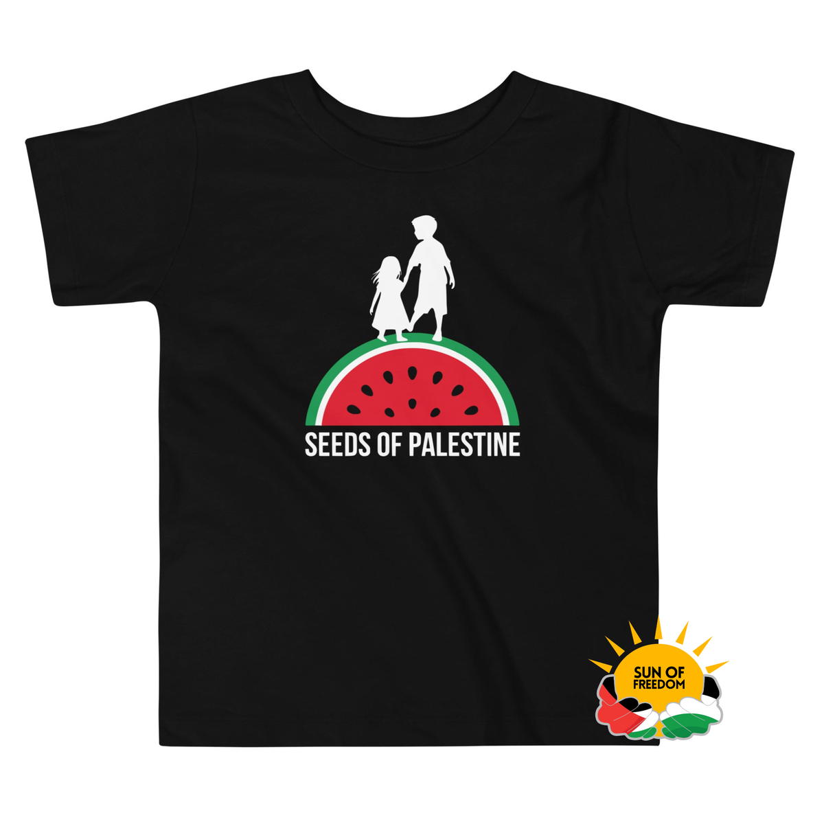 SEEDS OF PALESTINE Toddler Graphic Tee by Warrior Ink Apparel