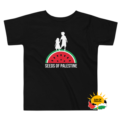 SEEDS OF PALESTINE Toddler Graphic Tee by Warrior Ink Apparel