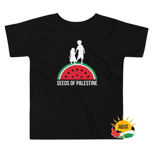 SEEDS OF PALESTINE Toddler Graphic Tee by Warrior Ink Apparel
