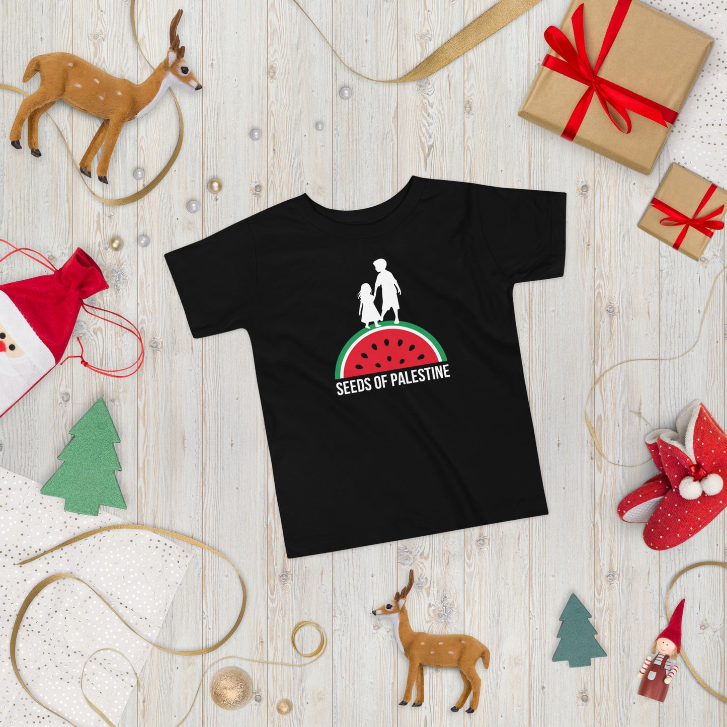 SEEDS OF PALESTINE Toddler Graphic Tee by Warrior Ink Apparel