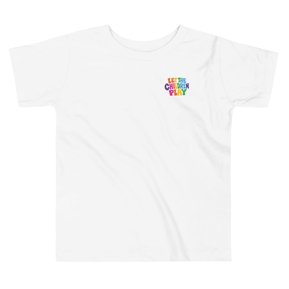 LET THE CHILDREN PLAY toddler Palestine graphic tee by Warrior Ink