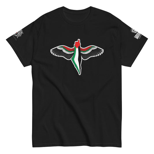FREEDOM WINGS Palestine Graphic Tee by Warrior Ink Apparel