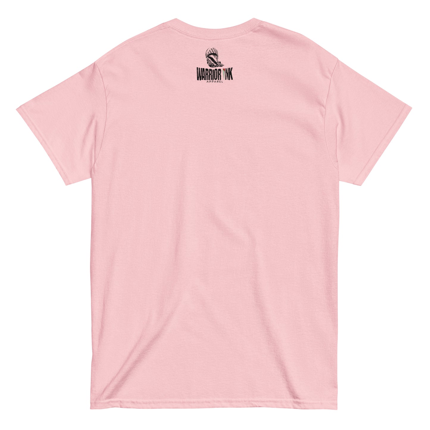 Free Palestine Cat Tee with illustrated cat graphic by Warrior Ink Apparel