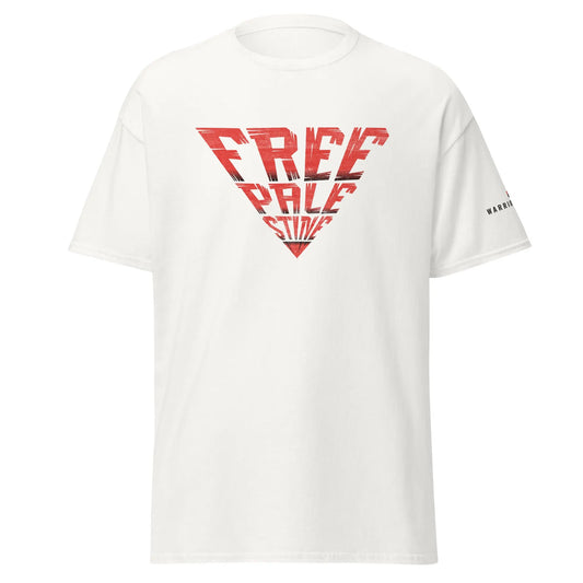 The Red Free Palestine Classic Tee by Warrior Ink Apparel