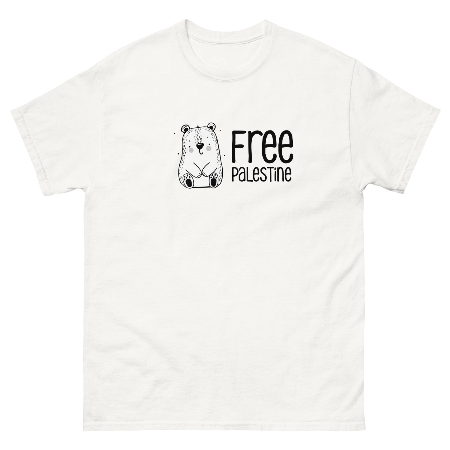 Free Palestine Bear tee by Warrior Ink Apparel
