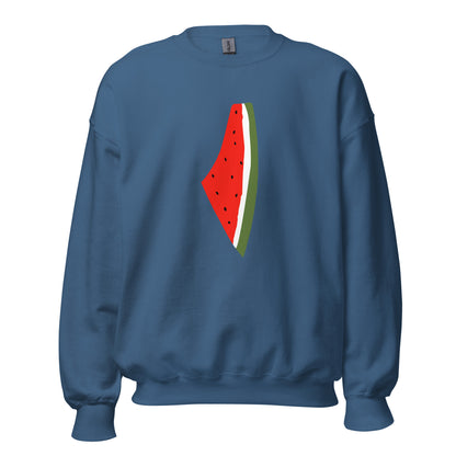 The Watermelon Unisex Sweatshirt - Palestine Warrior Ink