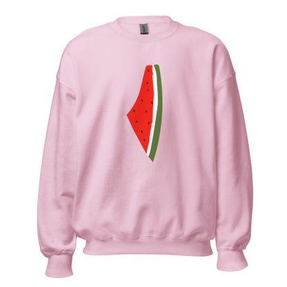 The Watermelon Unisex Sweatshirt - Palestine Warrior Ink