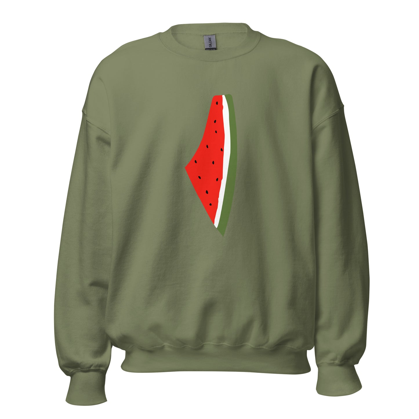 The Watermelon Unisex Sweatshirt - Palestine Warrior Ink