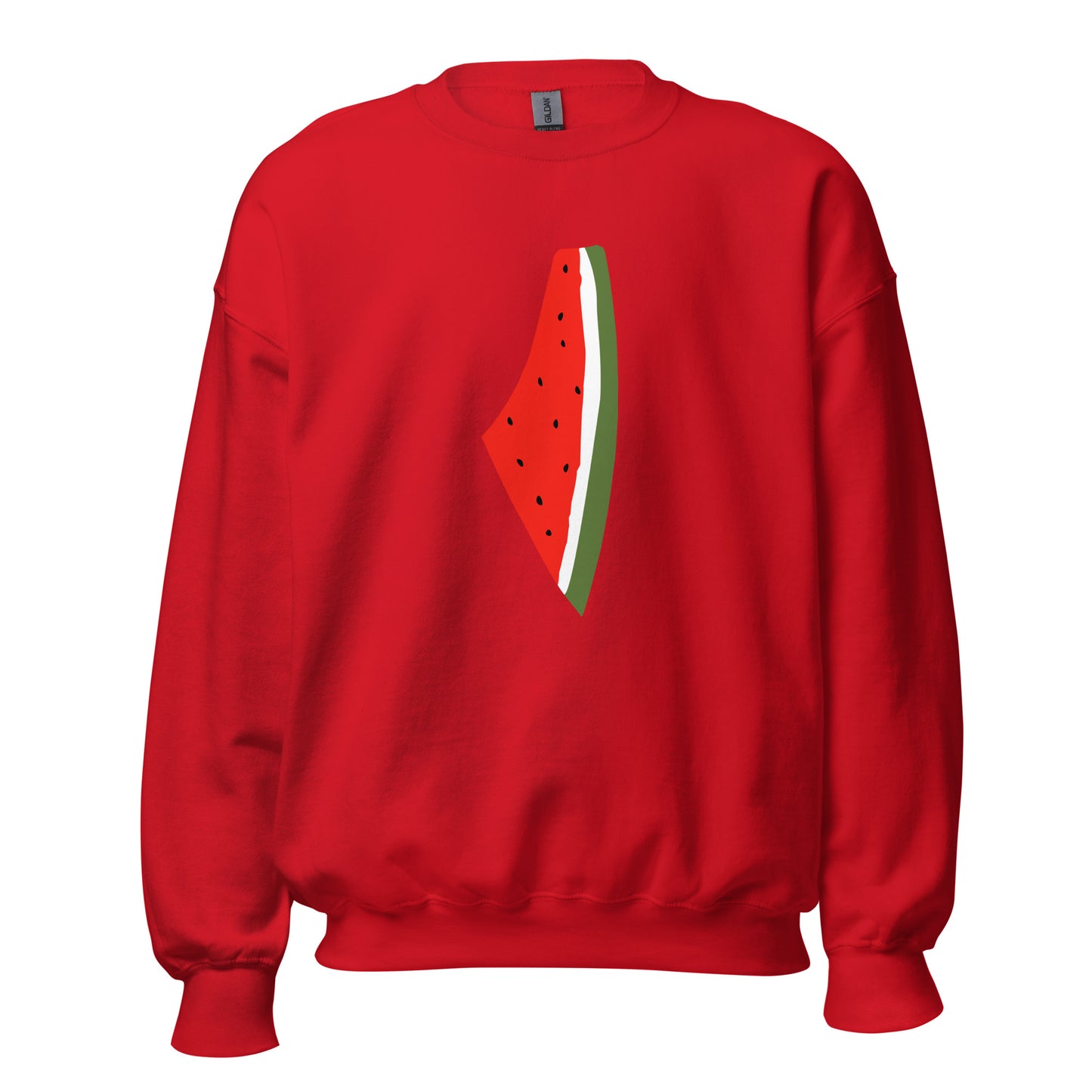 The Watermelon Unisex Sweatshirt - Palestine Warrior Ink