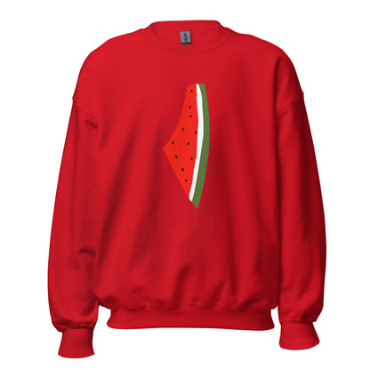 The Watermelon Unisex Sweatshirt - Palestine Warrior Ink