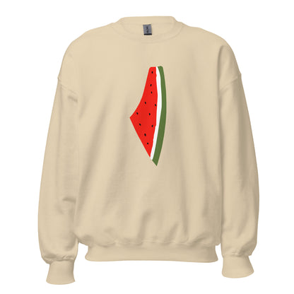 The Watermelon Unisex Sweatshirt - Palestine Warrior Ink