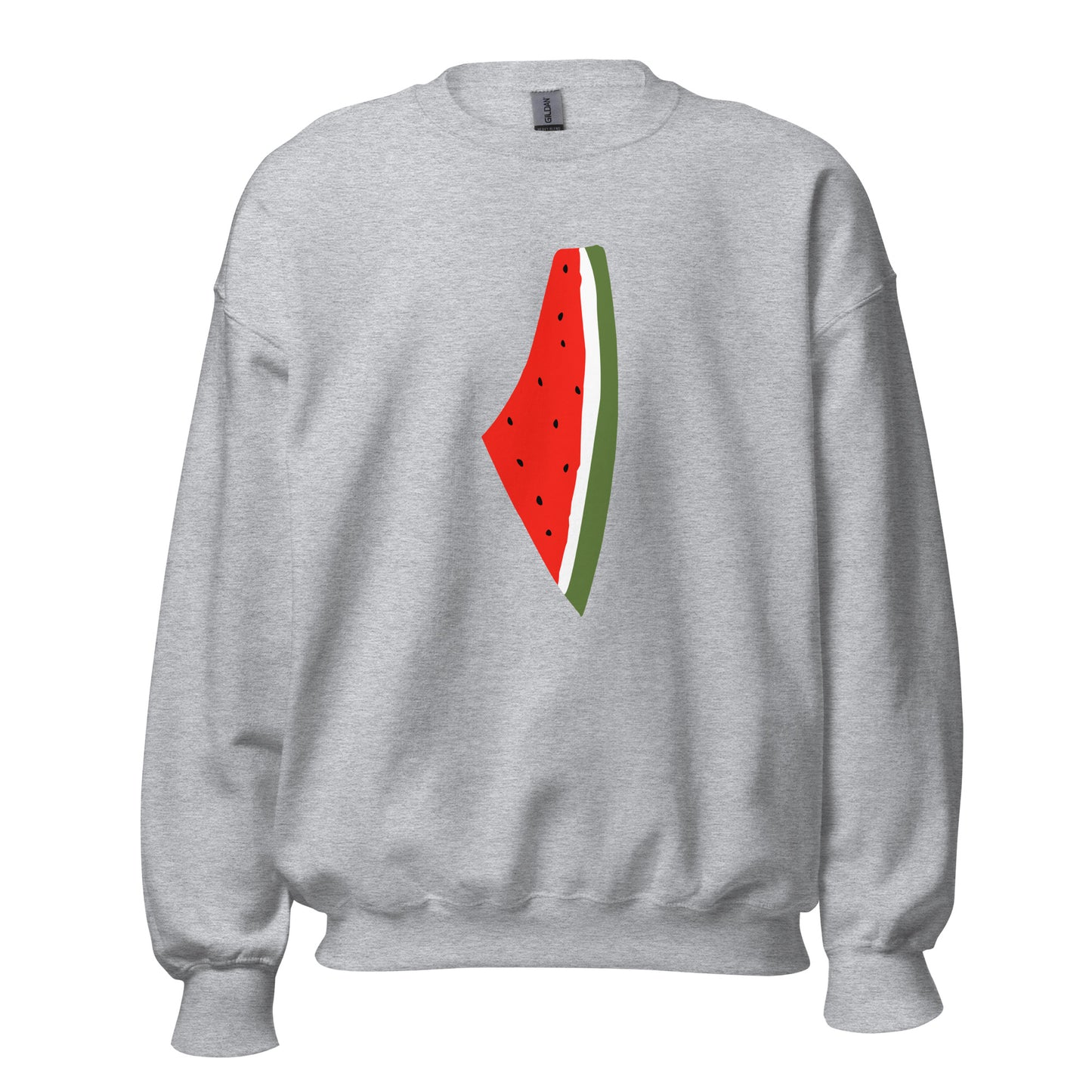The Watermelon Unisex Sweatshirt - Palestine Warrior Ink