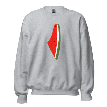 The Watermelon Unisex Sweatshirt - Palestine Warrior Ink