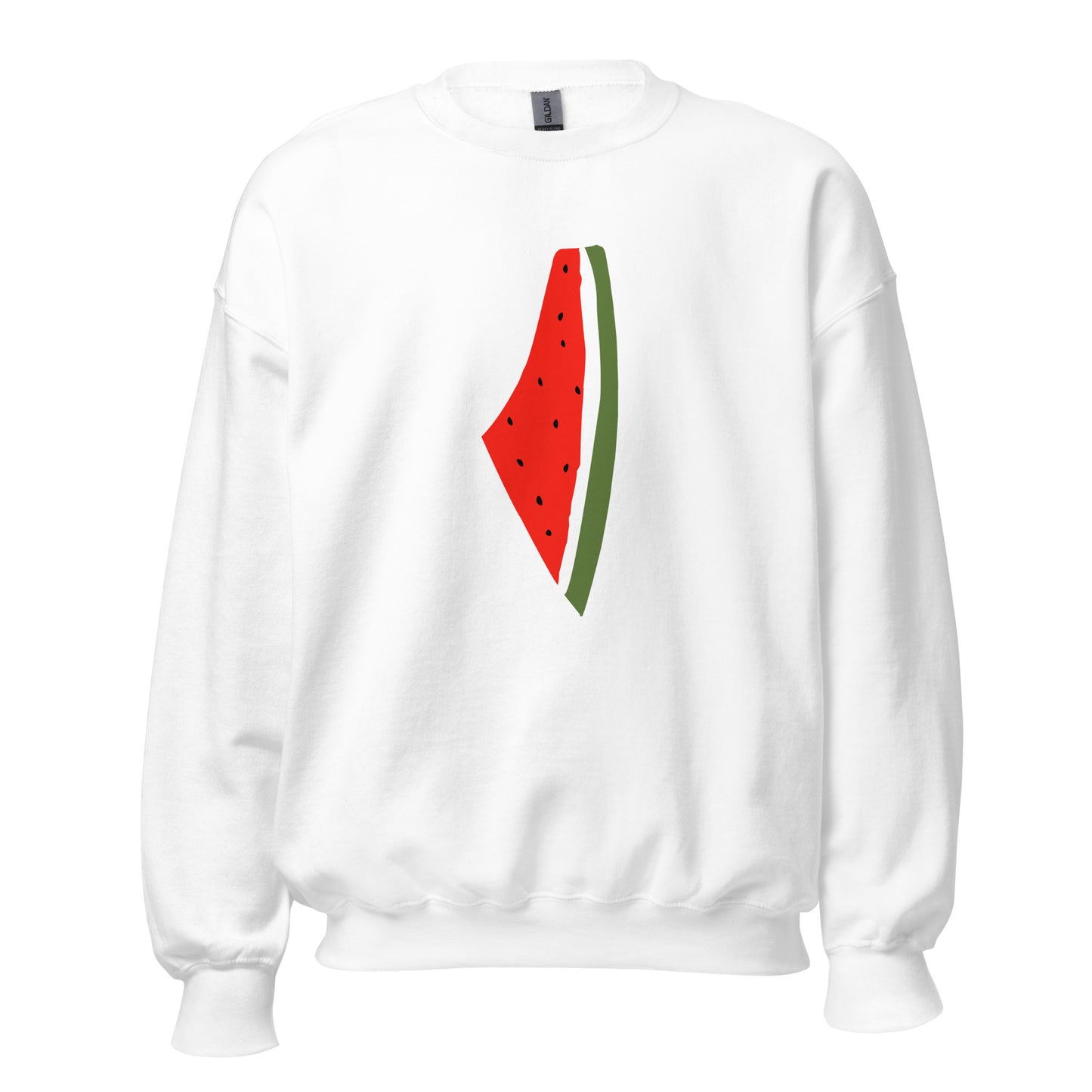 The Watermelon Unisex Sweatshirt - Palestine Warrior Ink
