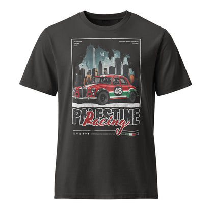 Palestine Racing shirt vintage motorsport graphic tee by Warrior Ink Apparel