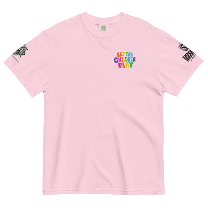 LET THE CHILDREN PLAY Palestine heavyweight graphic tee by Warrior Ink