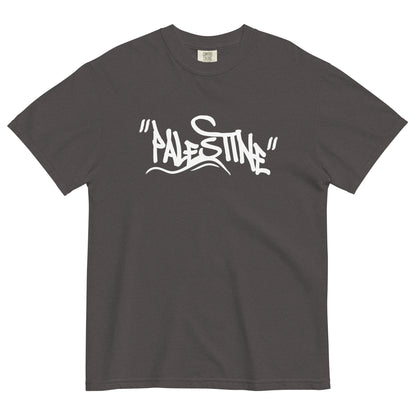 Palestine graffiti heavyweight cotton t-shirt by Warrior Ink Apparel