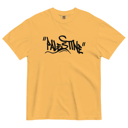 Palestine graffiti heavyweight cotton t-shirt by Warrior Ink Apparel