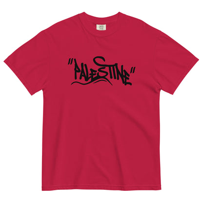 Palestine graffiti heavyweight cotton t-shirt by Warrior Ink Apparel