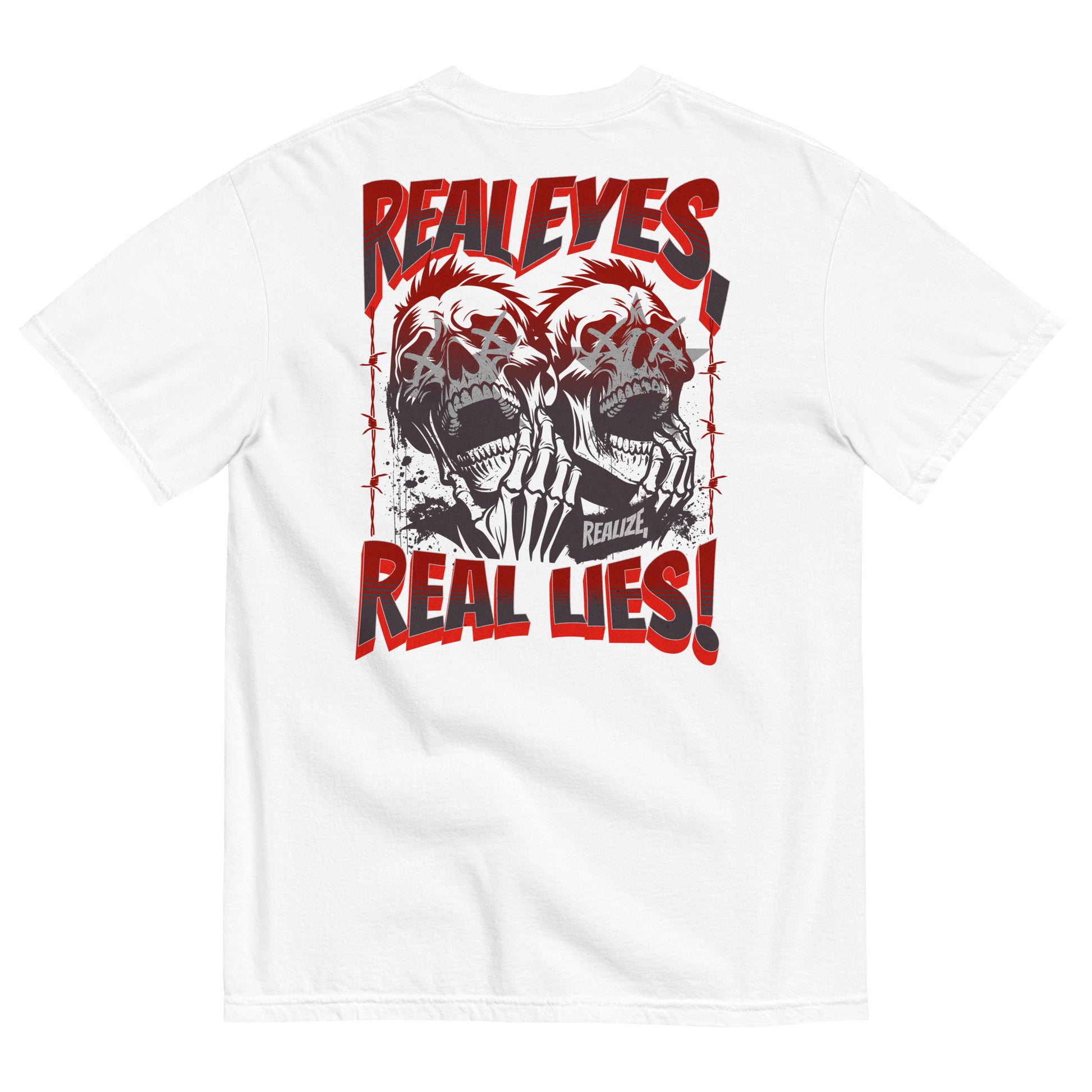 Free Palestine Real Eyes Realize Real Lies T-shirt by Warrior Ink Apparel – activist streetwear