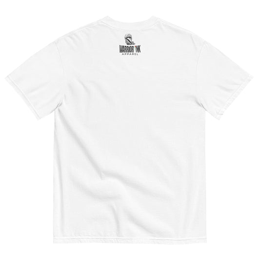 Palestine heavyweight shirt featuring Handala figure with Arabic text design