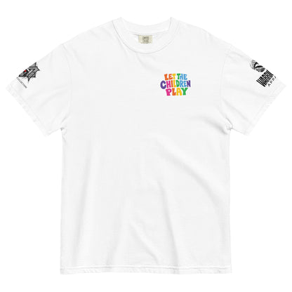 LET THE CHILDREN PLAY Palestine heavyweight graphic tee by Warrior Ink