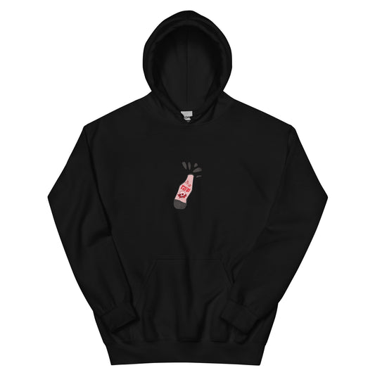 Black “Humans United Against Evil – Free Palestine” hoodie by Warrior Ink Apparel.