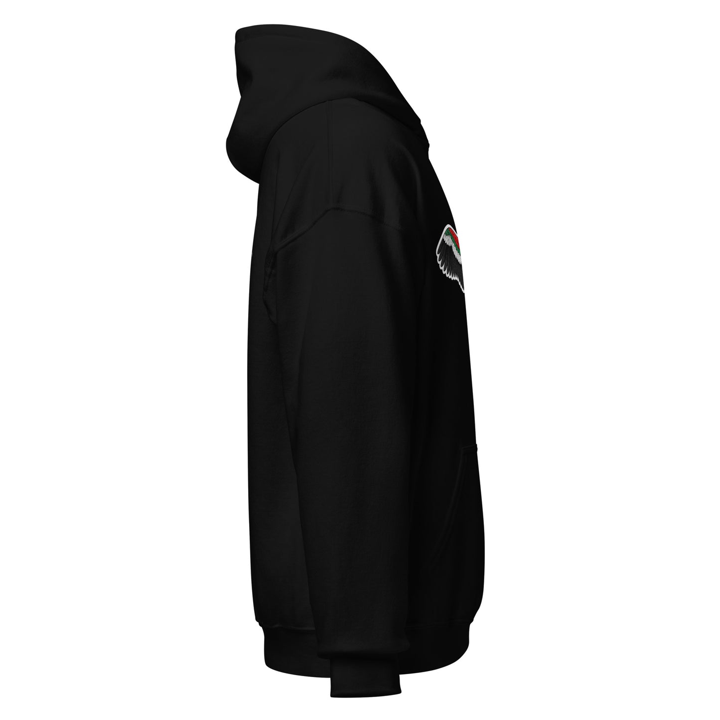 FREEDOM WINGS Palestine hoodie from Warrior Ink Apparel