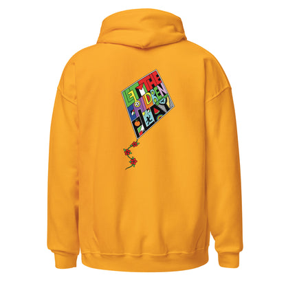 LET THE CHILDREN PLAY Palestine kite hoodie by Warrior Ink