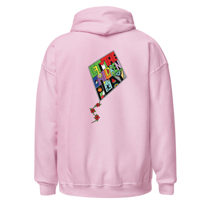 LET THE CHILDREN PLAY Palestine kite hoodie by Warrior Ink
