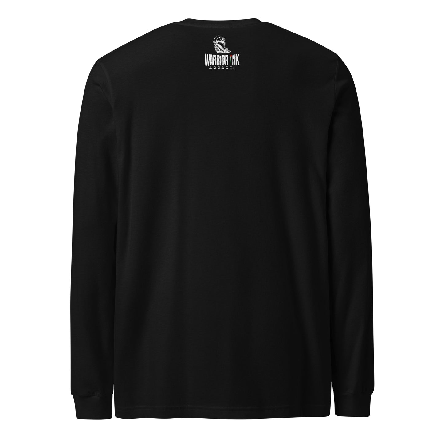 Black long sleeve shirt with bold RESIST text and red graphic design