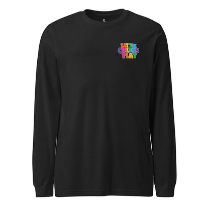 LET THE CHILDREN PLAY Palestine kite long sleeve tee by Warrior Ink
