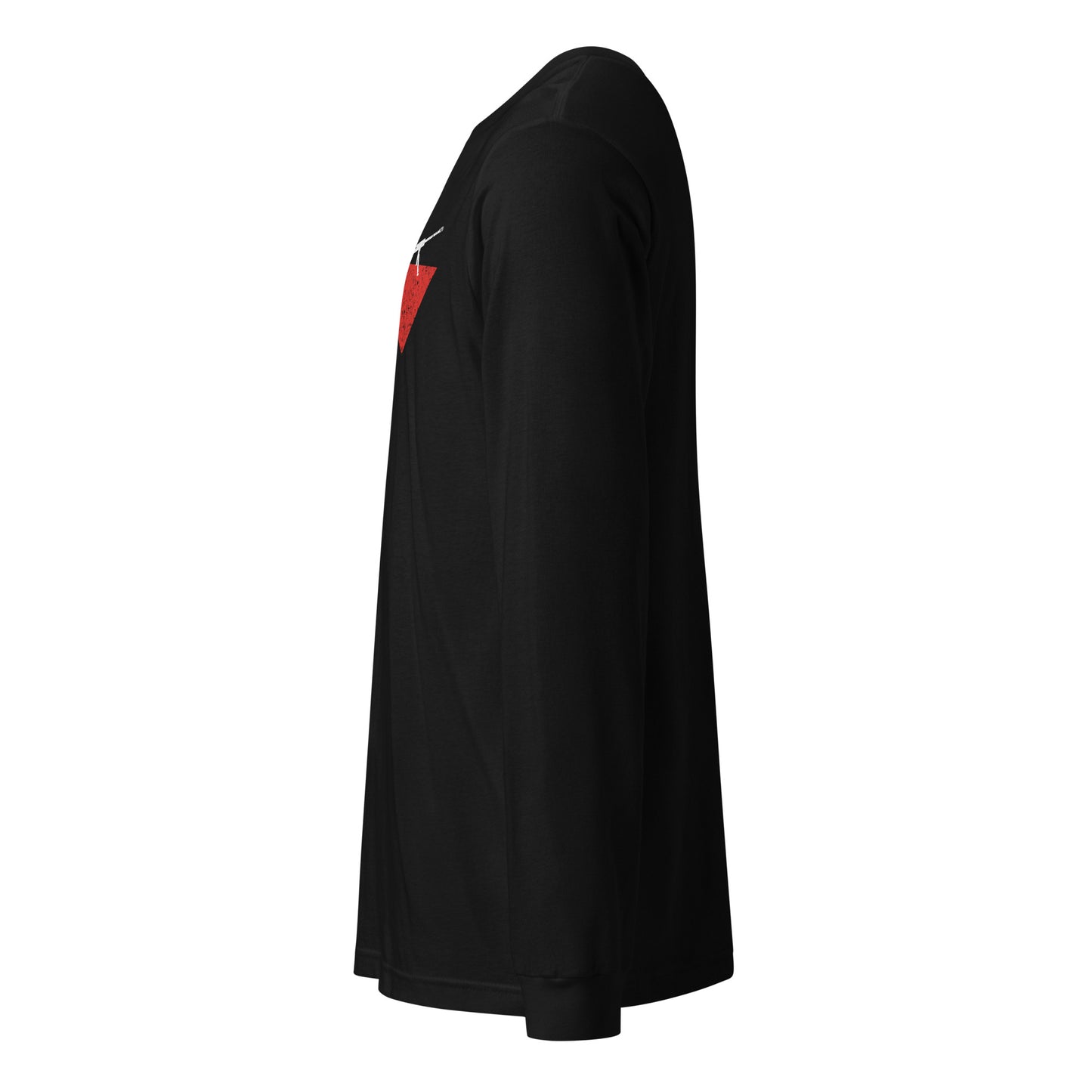 Black long sleeve shirt with bold RESIST text and red graphic design