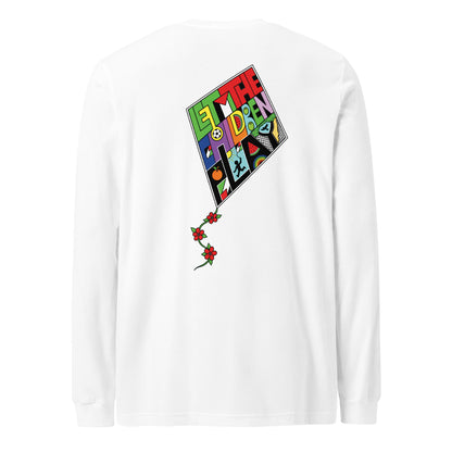 LET THE CHILDREN PLAY Palestine kite long sleeve tee by Warrior Ink
