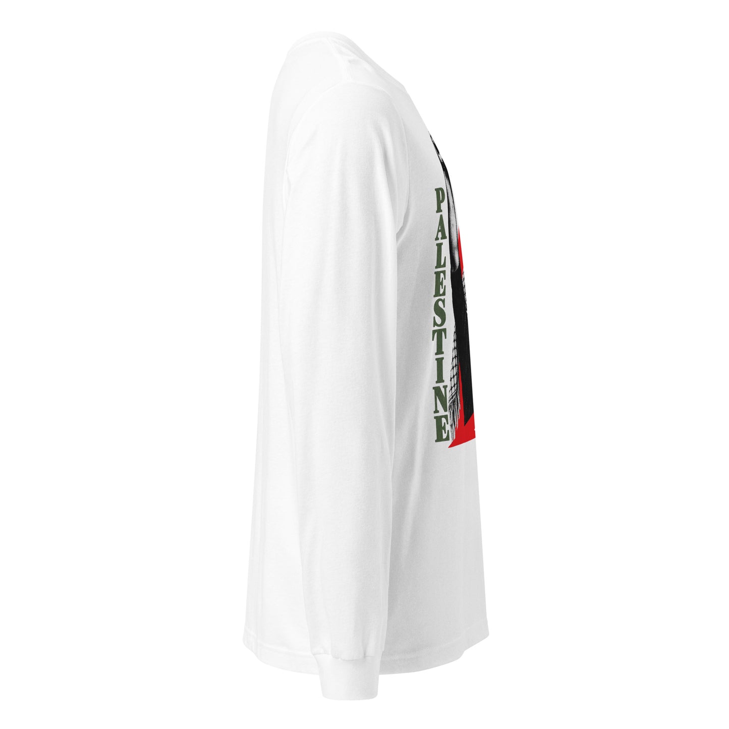 Palestine Will Be Free Palestinian woman long sleeve tee by Warrior Ink