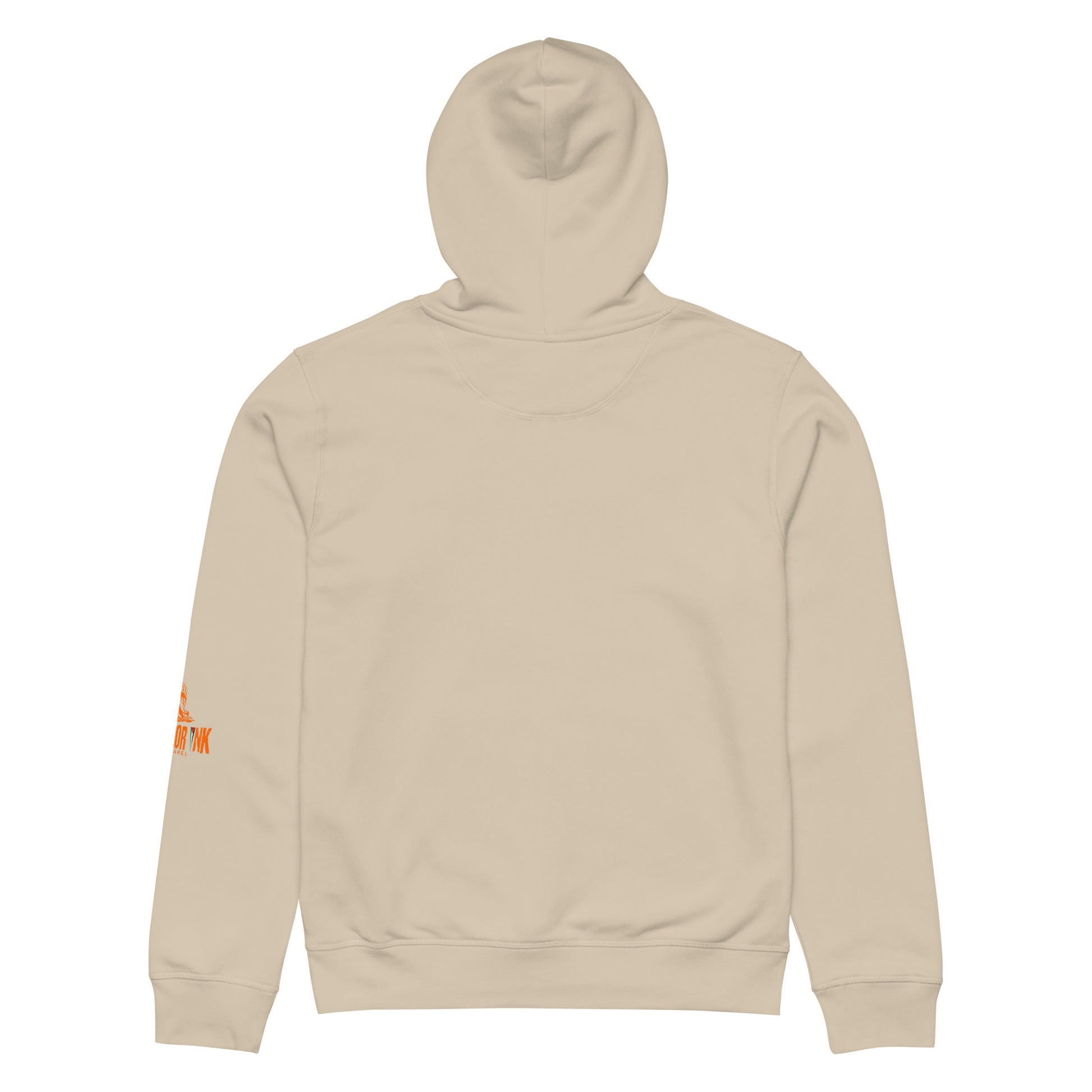 Anti-Fascist Hoodie by Warrior Ink Apparel with “Unity Defeats Tyranny” text in orange and black