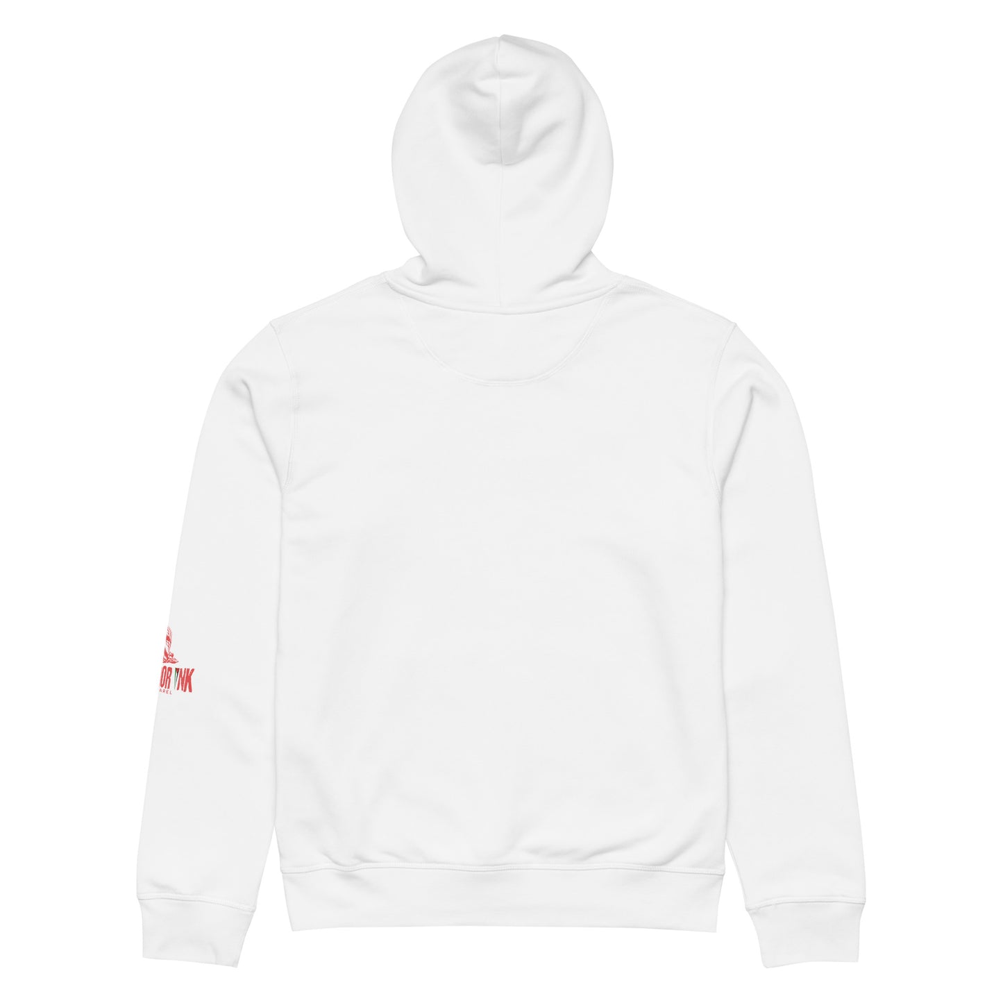 Anti-Zionist Hoodie by Warrior Ink Apparel with “Justice Ends Oppression” text in bold pink and white design