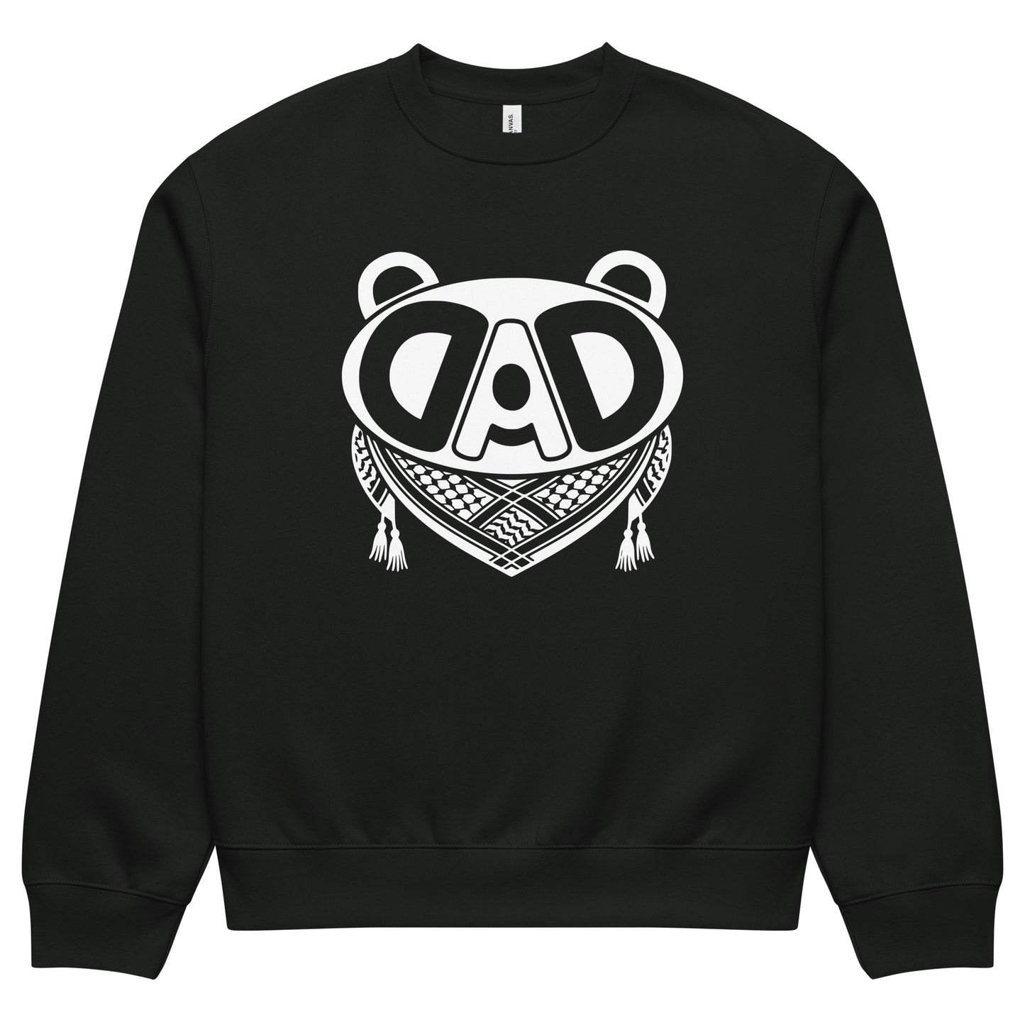 BABA BEAR Palestine Oversized Sweatshirt by Warrior Ink Apparel