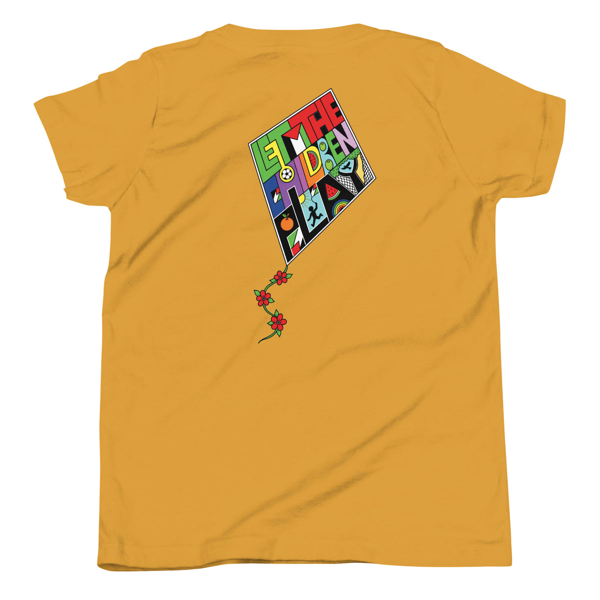 LET THE CHILDREN PLAY Youth Palestine Graphic Tee by Warrior Ink