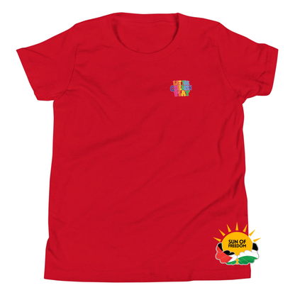 LET THE CHILDREN PLAY Youth Palestine Graphic Tee by Warrior Ink